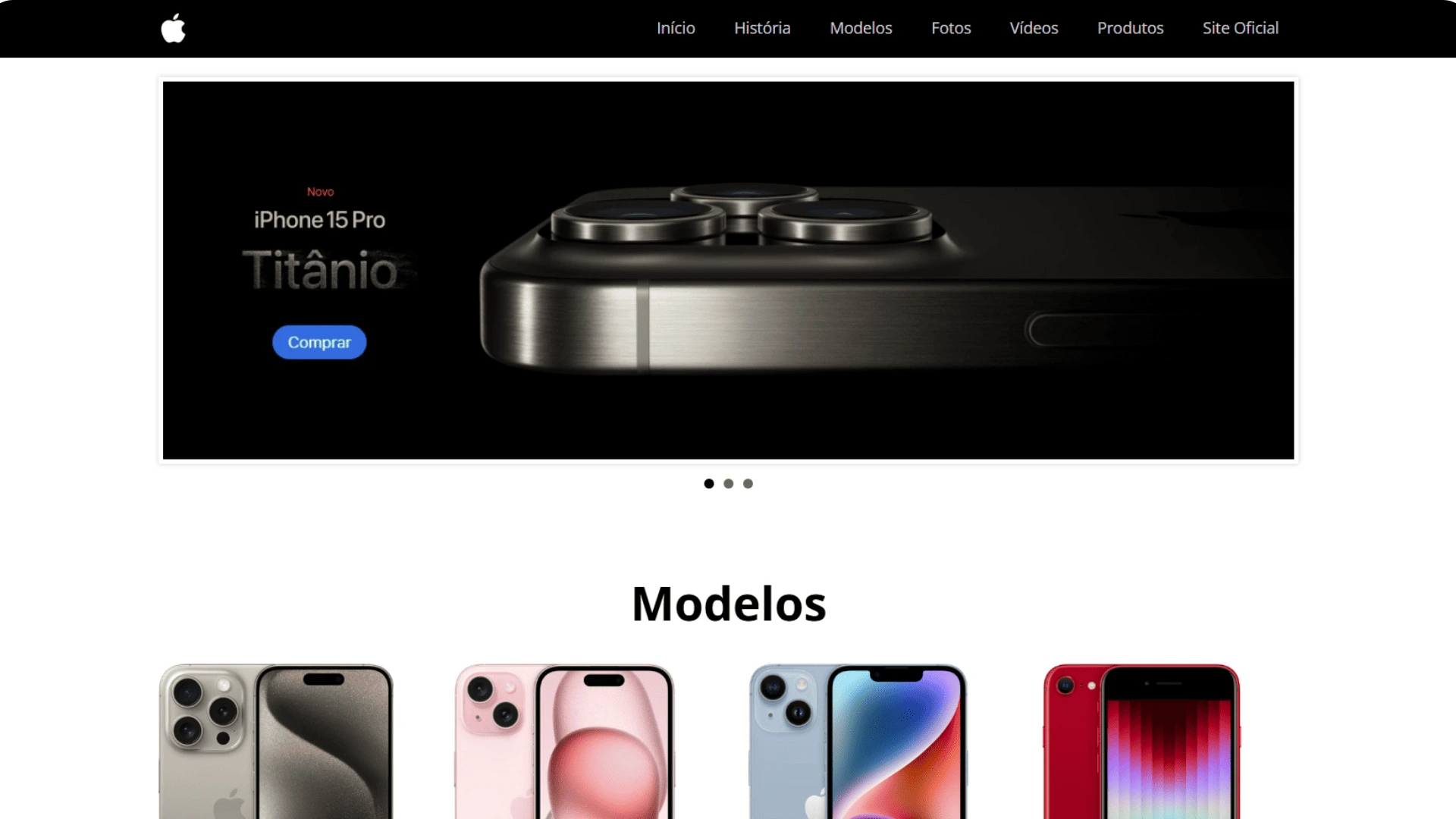 Apple Clone Website